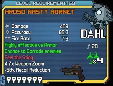 Hornet • BL1 – Legendary Repeater .